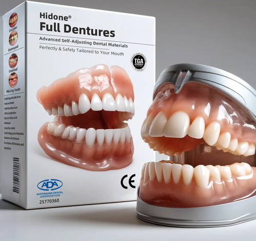 HidoneĀ® Full Denture Setš¦·š¦·šAdvanced Self-Adjusting Dental Materials (ā°Limited time discount last 30 minutesā°)