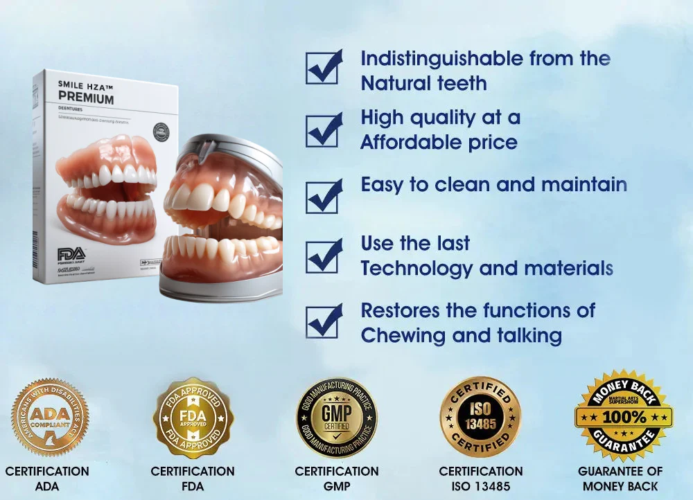 HidoneĀ® Full Denture Setš¦·š¦·šAdvanced Self-Adjusting Dental Materials (ā°Limited time discount last 30 minutesā°)